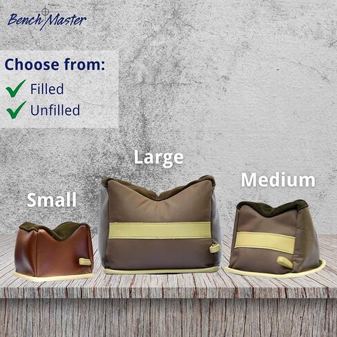 BenchMaster Rifle Bench Sand Bag, Support Stand Holders, Hunting & Shooting Rest, Sighting & Scoping Indoors & Outdoors in Saudi Arabia