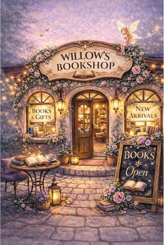 Personalized Magical Fairy Bookstore Clear Case Insert for Kindle, Custom Fantasy Booklover Aesthetic E Reader Accessory (Kindle 11th Generation Paperwhite 6.8") in Saudi Arabia