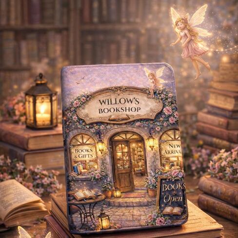 Personalized Magical Fairy Bookstore Clear Case Insert for Kindle, Custom Fantasy Booklover Aesthetic E Reader Accessory (Kindle 11th Generation Paperwhite 6.8") in Saudi Arabia