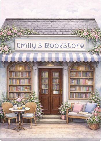 Personalized Clear Case Insert for Kindle, Custom Cute Bookstore Design, E Reader Cover Insert Gift (Kindle Oasis) in Saudi Arabia