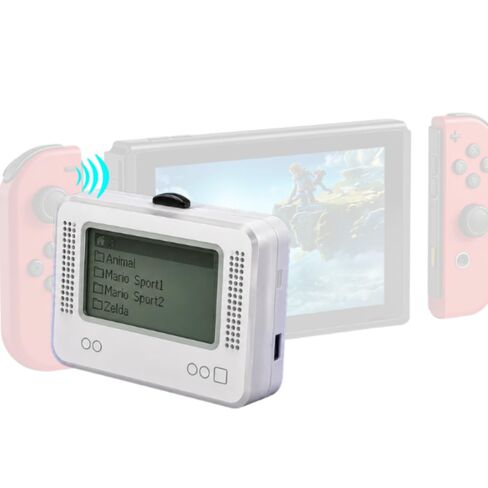 NFC Data Emulator Compatible with Switch OLED/3DS, 1.2" OLED Screen Portable Digital Media Storage for 3000+ Tags, One-Tap Instant Recognition, Rechargeable Gaming Accessory for Popular Adventures in Saudi Arabia