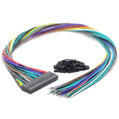 40-Pin GPIO Extension Cable Kit Color-Coded Tinned Solder Pins for Raspberry Pi (50cm Length) in Saudi Arabia