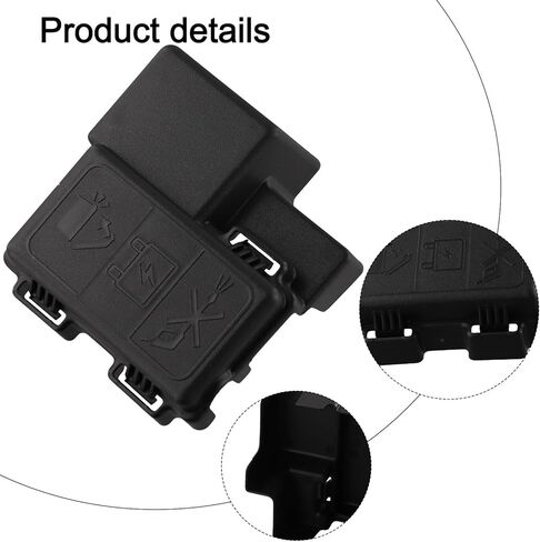 Positive Aux Battery Terminal Cover 22945779 for Silverado for SIERRA 6.6L 2015-2019, Replacement Plastic Protector Cap, Prevents Shorts, Direct Fit in Saudi Arabia