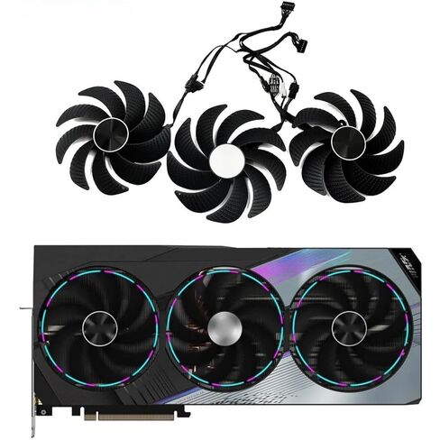 PLD10020B12H DC12V 4PIN مروحة الرسومات RTX4090 RTX4080 لجيجابايت AORUS GeForce RTX 4090 4080 4070 Ti Master مروحة تبريد in Kuwait