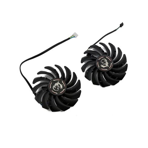 87 مللي متر PLD09210S12HH DC12V 0.40A 4PIN RTX2060 مروحة الرسومات ل MSI GeForce RTX 2060 Super Gaming X بطاقة الرسومات مروحة in Kuwait