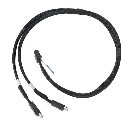 كابل Sorandy 8i إلى Oculink SFF 8611 4i، سلك PCIe 5.0 32GTs MCIO X8 إلى 2 SFF 8611 مع مشبك تثبيت، مثالي لمركز بيانات الخادم والحوسبة السحابية، 50 سم in Saudi Arabia