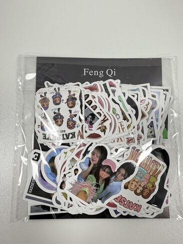 120 PCS KATSEYE Stickers, Waterproof Vinyl Pop Korean Girls Stickers for Laptop Water Bottle, Computer, Skateboard, Phone DIY Decals for Teens Adults in Saudi Arabia