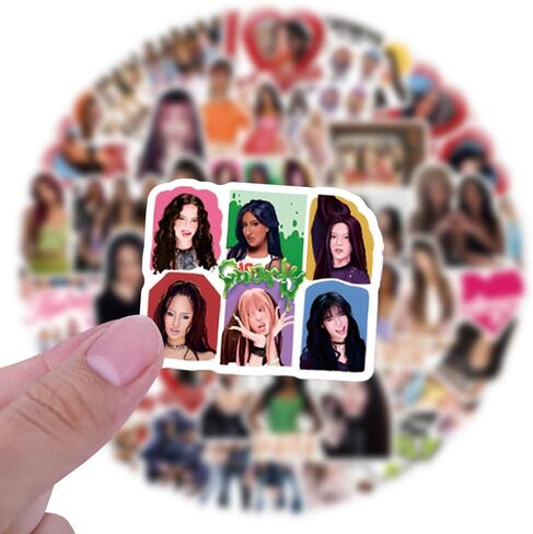 120 PCS KATSEYE Stickers, Waterproof Vinyl Pop Korean Girls Stickers for Laptop Water Bottle, Computer, Skateboard, Phone DIY Decals for Teens Adults in Saudi Arabia