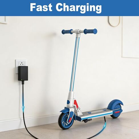 29.4V Charger for Gotrax Hoverboard Compatible with Gotrax GKS Lumios/Plus/Pro/Edge/Nova/Glide 24V and 25.2V Batteries Power Adapter Cord in Saudi Arabia