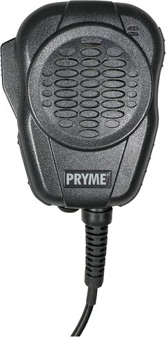 PRYME® SPM-4200-LI Storm Trooper™ Heavy Duty Amplified Speaker Microphone for CellPhones with Coil Cable and Lightning Compatible Connector Fits iPhones and iPads in Saudi Arabia