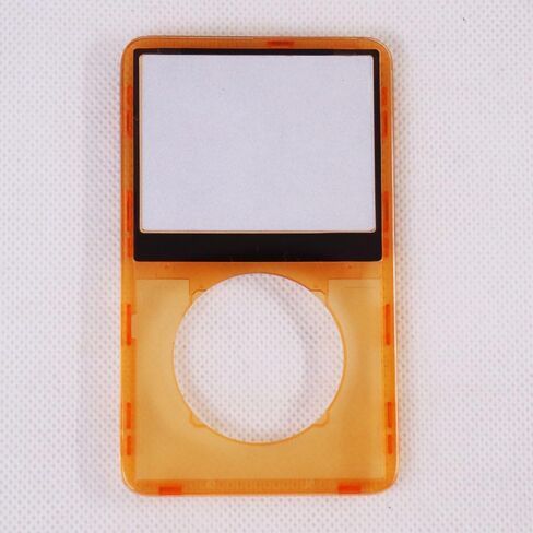 لوحة أمامية بديلة برتقالية شفافة مع عجلة نقر مع زر مركزي لجهاز iPod Video 5th/5.5th 30GB 60GB 80GB Gen in Kuwait