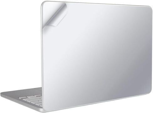 ملصق جلدي من الفينيل الفضي لجهاز 2026 MacBook Neo 13 بوصة موديل A3404، غلاف رفيع للغاية مضاد للخدش والغبار وبصمات الأصابع، ملصق واقٍ قابل للإزالة خالٍ من الفقاعات in Saudi Arabia