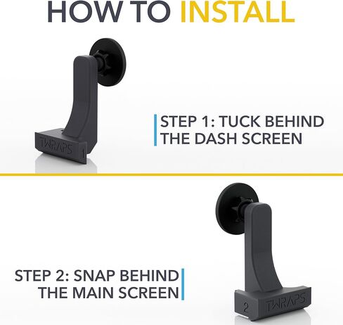 TWRAPS Dashboard Phone Holder for Rivian R1S & R1T, iPhone and Other Phone Cases, No Glue or Screws Secure Anchor Behind Screen on Dash, Accessory for Rivian 2021-2026 (Magnetic Charger) in Saudi Arabia