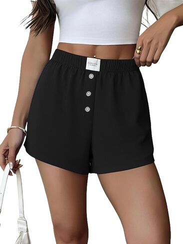 Ekouaer Pajama Shorts for Women Soft Sleep Shorts Summer Casual Lounge Shorts 2026 Comfy Pj Bottoms with Pockets in Saudi Arabia