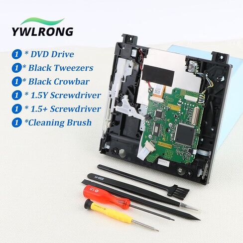 DVD Drive for Nintendo Wii DVD Drive Replacement Disc Drive for Nintendo Wii D4/D3-2/DMS/D2B/D2C/D2A/D2E Series Acccessories Part with Repair Tools in Saudi Arabia