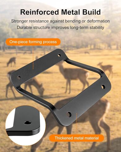 دعامة دعم الساق البديلة المتوافقة مع وحدة تغذية WildGame، مكون إصلاح نظام تغذية الحياة البرية المعدني الثقيل في الهواء الطلق، جزء ملحقات الصيد المطلي المقاوم للصدأ، أبيض in Kuwait
