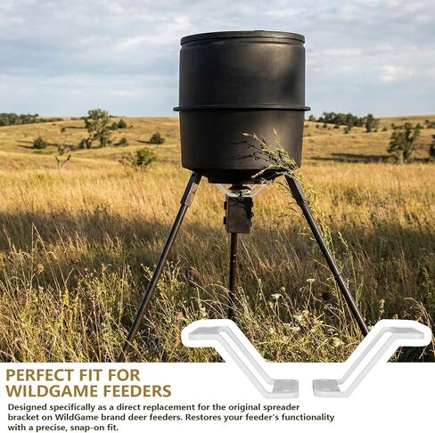 استبدال متوافق مع دعامات تغذية الغزلان من WildGame، دعامات أرجل بديلة لمغذيات WildGame Innovations، تركيب سهل بمسامير لإصلاح استقرار وحدة تغذية الغزلان in Saudi Arabia