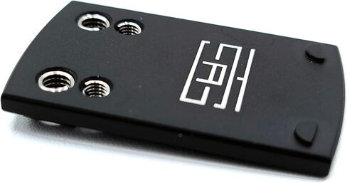 TSA® لوحة تثبيت بصرية ذات نقطة حمراء متوافقة مع الرؤية الخلفية لـ Glock® 17 19 19X Gen1-5 | تناسب بصريات RMSc Footprint Optics - Holosun® 407K/507K، EPS Carry، Shield® RMSc، Romeo Zero - تتضمن براغي وأداة T10 in Kuwait