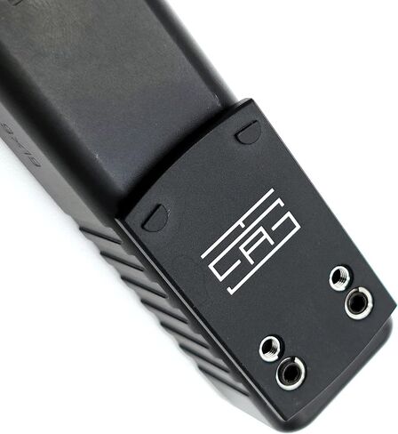 TSA® لوحة تثبيت بصرية ذات نقطة حمراء متوافقة مع الرؤية الخلفية لـ Glock® 17 19 19X Gen1-5 | تناسب بصريات RMSc Footprint Optics - Holosun® 407K/507K، EPS Carry، Shield® RMSc، Romeo Zero - تتضمن براغي وأداة T10 in Kuwait