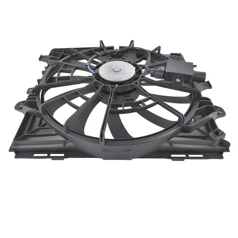 Radiator Cooling Fan Assembly Compatible with Chevrolet Camaro Coupe Convertible 2021-2024 3.6L V6 Manual Transmission Without Engine Oil Cooler Replacement OE 84821759 85524007 85063501 GM3115334 in Saudi Arabia