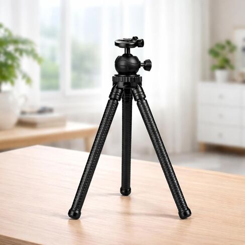 1pcs Bendable Phone Tripod, Mini Handheld Camera Tripod for Live Video Recording in Saudi Arabia