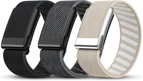 Tensea 3 Packs Nylon Sport Band Compatible with WHOOP 5.0/MG, One, Peak & Life – Breathable Loop Strap, Comfortable Wristband, Quick-Dry Replacement Watchband Accessories for Men Women, NOT for WHOOP 4.0 in Kuwait