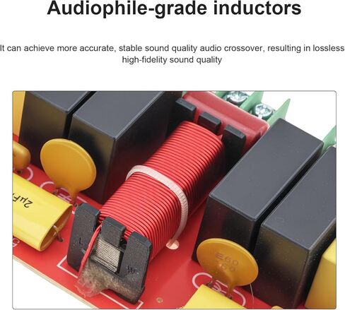 5 Way Crossover Speaker, 250W 5 Way 2 Treble & 2 Midrange & Bass Crossover Speakers Filter Frequency Divider, 4-8Ω Audio Speaker Crossover in Saudi Arabia