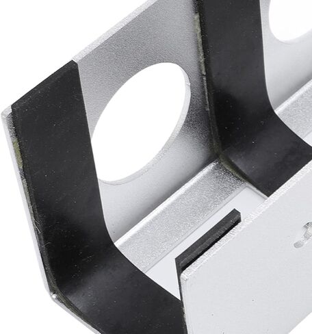 Under Desk Laptop Mount, Aluminum Alloy Metal Under Desk Shelf Device Holder, Anti Scratch Silicone Pad Mount with Metal Construction, Ideal for Laptop, TV Box, Game Console & (#12) in Saudi Arabia