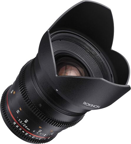 Rokinon Cine DS DS24M-NEX 24mm T1.5 ED AS IF UMC Full Frame Cine Wide Angle Lens for Sony E (Renewed) in Saudi Arabia