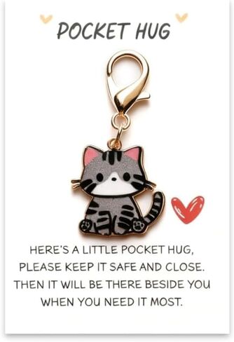 choice of all Cat Keychain Cat Bag Charm Cute Charms for Backpacks Clip On Cat Collar Charms for Handbags Accessories in Saudi Arabia