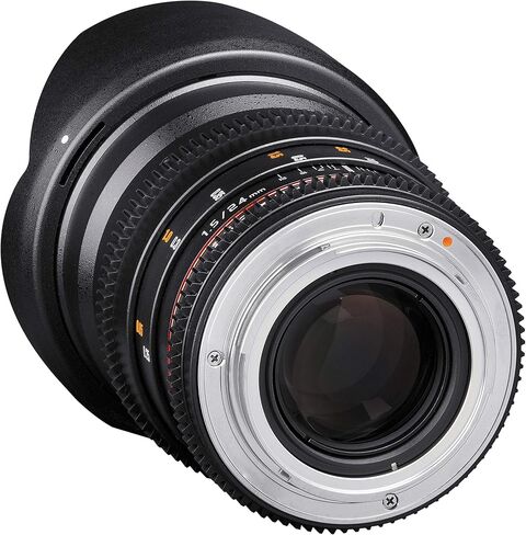 Rokinon Cine DS DS24M-NEX 24mm T1.5 ED AS IF UMC Full Frame Cine Wide Angle Lens for Sony E (Renewed) in Saudi Arabia