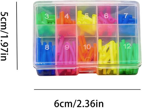Fishing Terminal Tackle Set - Stable Portable Tube with Storage Box | Fishing Tubing Accessories | for Holiday River Lake Shallow Jigging Trolling Casting Stream Seawater in Saudi Arabia