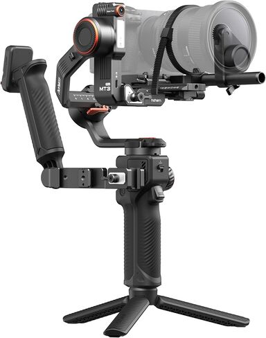 Hohem iSteady MT3 Pro مثبت جيمبال ثلاثي المحاور للكاميرا، متتبع AI مع ضوء CCT/RGB، لكاميرا بدون مرآة/جيب/كاميرا أكشن/هاتف ذكي، تحكم بشاشة لمس قابلة للفصل، لكاميرات Canon/Nikon/Sony/Fujifilm in Kuwait