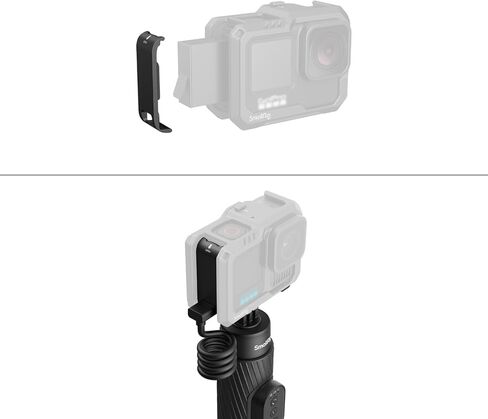 قبضة طاقة صغيرة، عصا سيلفي للتحكم اللاسلكي لـ DJI Action 6/5 Pro، لـ GoPro Hero 13/12/11، لـ Insta360 X5/X4، بطارية مدمجة بقدرة 5000 مللي أمبير في الساعة، مقبض شحن ممتد لكاميرا الحركة والهواتف in Saudi Arabia