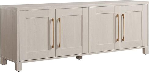 Henn&Hart 80" TV Stand & 44" Coffee Table in Alder White for Living Room in Saudi Arabia