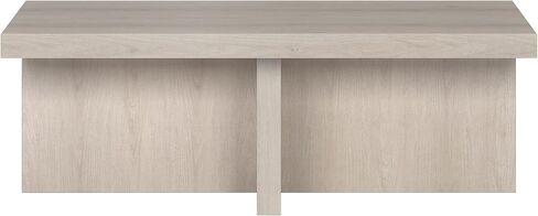 Henn&Hart 80" TV Stand & 44" Coffee Table in Alder White for Living Room in Saudi Arabia