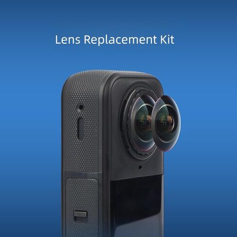 Replacement Lens Complete Kit for Insta360 X5 | with 2× Official Replaceable Lenses, Plus Tools to Replace and Clean The Lens in Saudi Arabia