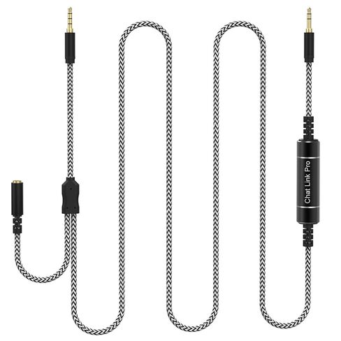 Chat Link Pro Audio Capture Cable Compatible with Elgato HD60, HD60S, HD60S+, HD60X, HD60Pro, 4K60 PRO Capture Card, Chat Adapter Cable for Nintendo Switch, Xbox One, Xbox Series X/S, PS5, PS4, 8.8ft in Saudi Arabia