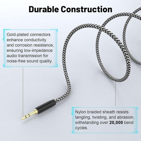 Chat Link Pro Audio Capture Cable Compatible with Elgato HD60, HD60S, HD60S+, HD60X, HD60Pro, 4K60 PRO Capture Card, Chat Adapter Cable for Nintendo Switch, Xbox One, Xbox Series X/S, PS5, PS4, 8.8ft in Saudi Arabia