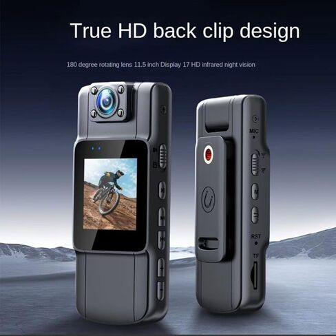 Body Camera,HD 4K Mini Body Cam, with Audio and Video Recording,128GB Wearble Portable Camera,for Work, Guard, Travel,Vlog in Saudi Arabia