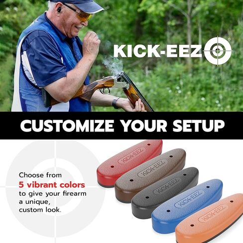 طحن KICK-EEZ متعدد الأغراض ليناسب وسادة الارتداد للبندقية والبنادق | ما يصل إلى 94% من تقليل الارتداد | وسادة ملولبة من السوربوثان | ملحقات البندقية in Kuwait