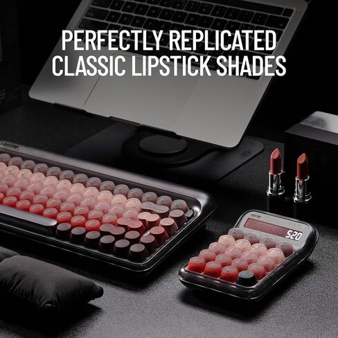 LOFREE Lipstick-Style Tri-Mode Wireless Mechanical Numpad with 4-Level Adjustable Backlight, Hot-Swappable, Rechargeable Wireless Numpad with Bluetooth /2.4G Wireless/USB-C Wired Connection in Saudi Arabia