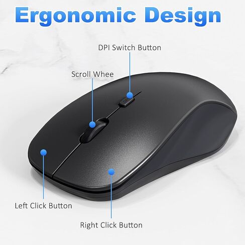 لوحة أرقام وماوس لاسلكي، لوحة مفاتيح USB مكونة من 22 مفتاحًا ومجموعة ماوس صامتة 3 DPI قابلة للتعديل، لوحة رقمية بسرعة 2.4 جيجا هرتز لأجهزة الكمبيوتر المحمول والكمبيوتر المحمول وأجهزة الكمبيوتر المكتبية وأجهزة Mac - جهاز استقبال USB واحد in Saudi Arabia