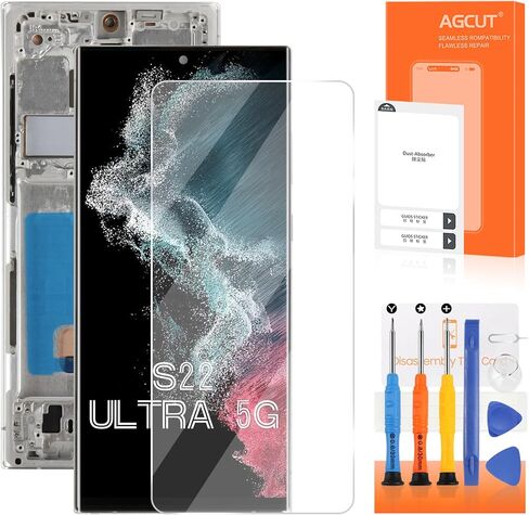 INCELL for Samsung Galaxy S22 Ultra Screen Replacement for Samsung S22 Ultra LCD Display S908B S908U LCD Digitizer Touch Screen Assembly Repair Kits with Frame in Saudi Arabia