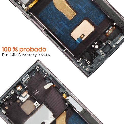 INCELL لهاتف Samsung Galaxy S22 Ultra استبدال الشاشة لهاتف Samsung S22 Ultra LCD Display S908B S908U LCD محول الأرقام شاشة تعمل باللمس مجموعة إصلاح التجميع مع الإطار in Kuwait