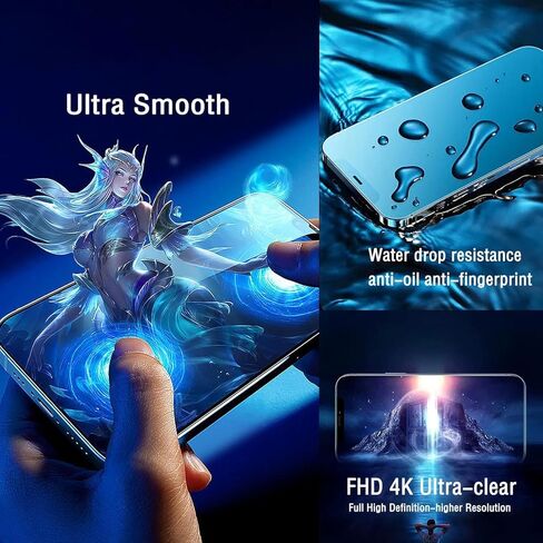 مجموعة استبدال شاشة OLED لهاتف iPhone 12/12 Pro [ليست LCD] شاشة 6.1 بوصة عالية الدقة بالكامل محول رقمي لشاشة تعمل باللمس ثلاثية الأبعاد مجموعة كاملة + أدوات إصلاح + واقي شاشة in Kuwait