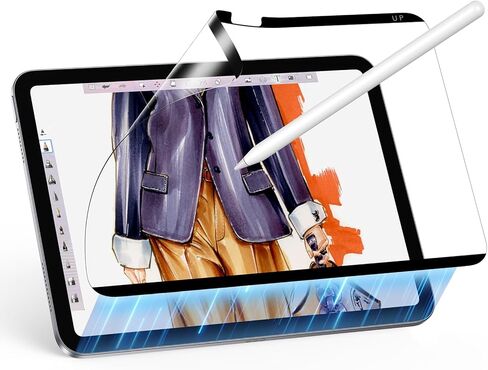 واقي شاشة مغناطيسي بملمس الورق لجهاز iPad Air 13 بوصة M4/M3/M2 (2026/2025/2024، الجيل الثامن/السابع/السادس)، اكتب وارسم مثل على الورق، قابل للفصل، متوافق مع الفيلم المقسى، غير لامع، مضاد للوهج in Saudi Arabia