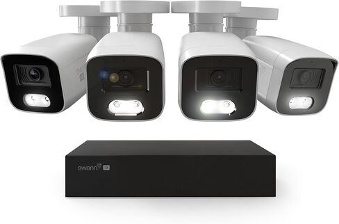 Swann EliteX 12MP Series / 8ch NVR / 2TB / 4X EX12MPB 12MP Bullet IP Cameras in Saudi Arabia