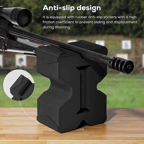 Shooting Rest Gun Block, Enhancing Rifle Rest, Recoil Reduction, Portable Rest for Rifles Pistol and Shotgun, Gun Accessories in Saudi Arabia
