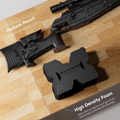 Shooting Rest Gun Block, Enhancing Rifle Rest, Recoil Reduction, Portable Rest for Rifles Pistol and Shotgun, Gun Accessories in Saudi Arabia